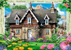 Ravensburger Puzzle Koča na hribu 1000 kosov