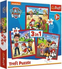 Trefl Puzzle Paw Patrol: Happy Dogs 3 v 1 (20, 36, 50 kosov)