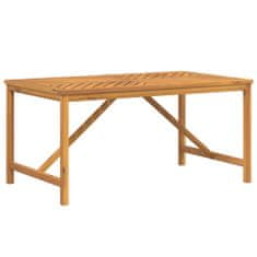 shumee Vrtna jedilna miza 150x90x74 cm trden akacijev les