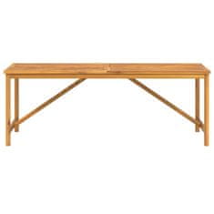 Vidaxl Vrtna jedilna miza 200x90x74 cm trden akacijev les