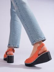 Amiatex Ženski sandal 93789, odtenki oranžne, 36