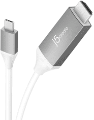 J5CREATE kabel, USB-C na 4K HDMI,1,5 m, siv (JCC153G)