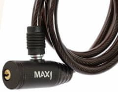 MAX1 ključavnica spirala 1500x8 mm črna