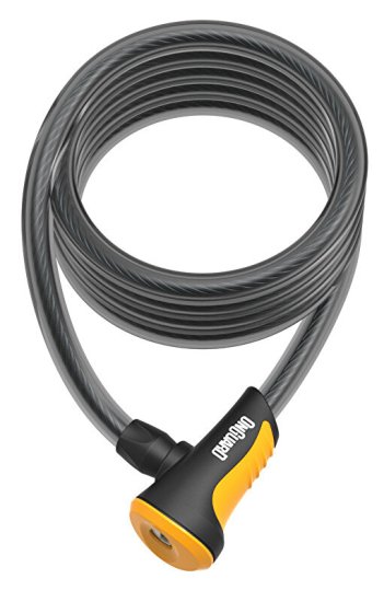 Onguard ključavnica kabel 1200x8 mm oranžna 2 ključ