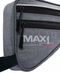 MAX1 torbica Triangle M siva