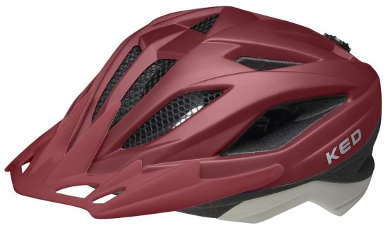 KED čelada Street Junior Pro S merlot ash mat 49-55 cm