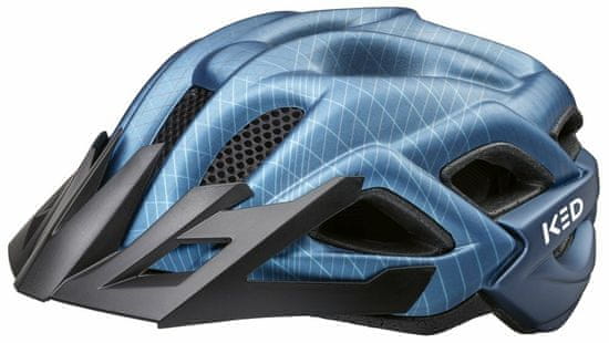 KED čelada Status Junior S petrol modra mat 49-54 cm