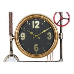 DKD Home Decor Stenska ura DKD Home Decor Ventili Crystal Golden Iron (50,5 x 12 x 73 cm)