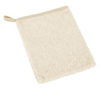 Frotirna krpa za umivanje - 17x25 cm, vanilija