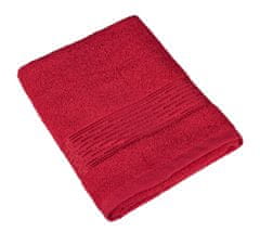Kolekcija brisač in kopalnih brisač Stripe - Brisača - 70x140 cm - rdeča
