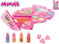 Disney Minnie lepotni set senčila za oči + bleščilo za ustnice + škarjice + ogledalo 22 kosov