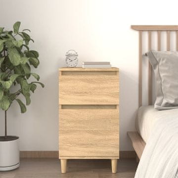 Vidaxl vidaXL Nočna omarica sonoma hrast 40x35x70 cm