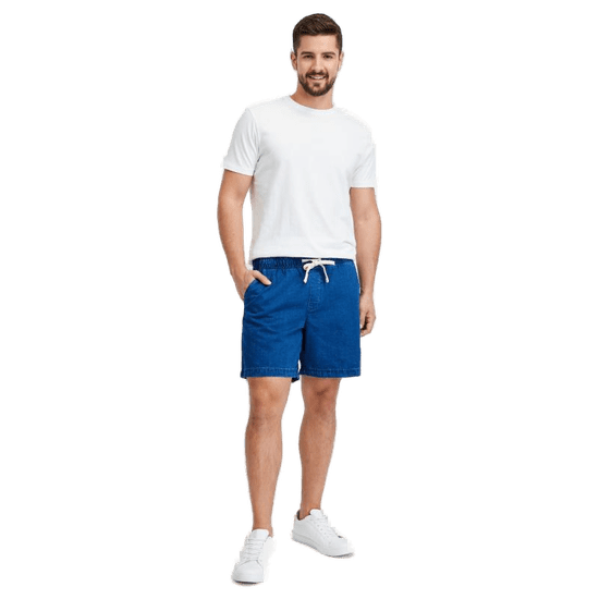 Gap Kratke hlače iz džinsa z elastičnim pasom GAP_857048-00