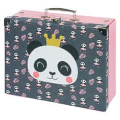 BAAGL Zložljiv šolski kovček Panda s priborom