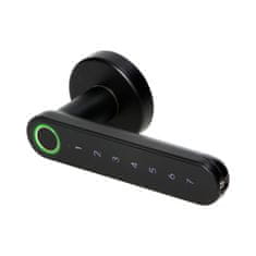Volino Pametna kljuka za vhodna vrata s tipkovnico na dotik in čitalnikom prstnih odtisov OR SMART Bluetooth - črn
