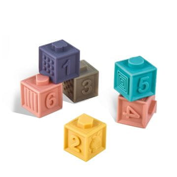shumee Številke - mehke senzorične kocke 6 kos