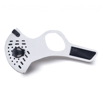 shumee Maska proti smogu z aktivnim ogljem + 3 filtri N99 (bela)