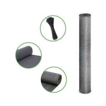 shumee Siva maskirna mreža 10 m za ograjo 1,5 m