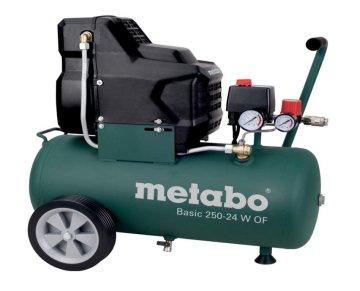 shumee METABO BREZOLJNI KOMPRESOR 230V 24L BASIC 250-24 W OF