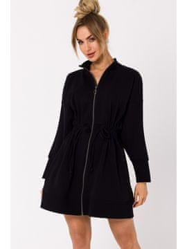 Made of Emotion Ženska mini obleka Olwelon M733 črna