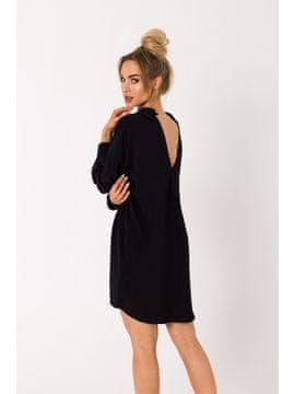 Made of Emotion Ženska srajčna obleka Pesheen M740 črna