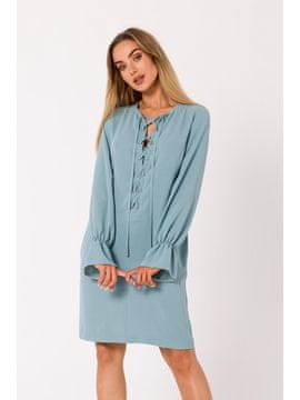 Made of Emotion Ženska mini obleka Renuehn M742 agava