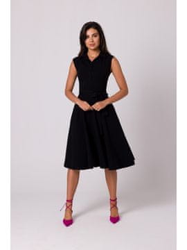 BeWear Ženska midi obleka Isodamors B261 črna