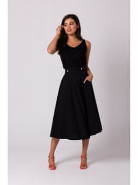 BeWear Žensko krilo midi Guinemrei B265 črna