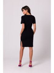 BeWear Ženska mini obleka Viflor B263 črna XL