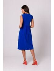 BeWear Ženska midi obleka Clariwse B262 kraljevsko modra XL