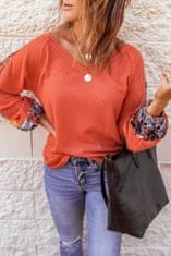 OMG! Ženska majica z dolgimi rokavi Ettanesse oranžna S