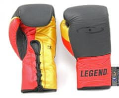Legend Sports Limited Legendary boksarske rokavice, 8 unč, črna/rdeča