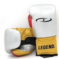 Legend Sports Limited Legendary boksarske rokavice, 8 unč, srebro/zlato