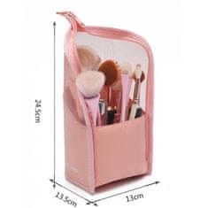 Severno Organizator za čopiče, kozmetični kovček za ženske roza barve