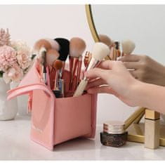 Severno Organizator za čopiče, kozmetični kovček za ženske roza barve