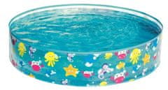 Bestway Otroški trdni bazen Morski svet 122x25 cm BESTWAY 55028