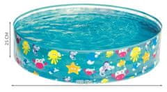 Bestway Otroški trdni bazen Morski svet 122x25 cm BESTWAY 55028