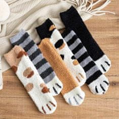 Netscroll Tople nogavice z motivi mačjih ali pasjih tačk (3 pari), PawSocks