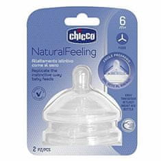 Chicco Nadomestna duda za stekleničko NaturalFeeling Anti-colic, 6m+