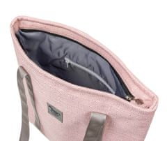 Inny Nakupovalna torba pudrasto roza platno - T-SH-1-P-RPL