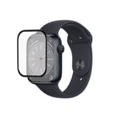 COTECi 4D Black-Rim Full Glue Glass for Apple Watch, 8 - 45mm (24006-45)