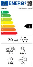 Electrolux ESS42220SW prostostoječi pomivalni stroj