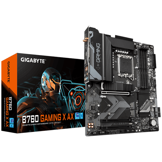 Gigabyte B760 GAMING X AX osnovna plošča, DDR5, LGA1700