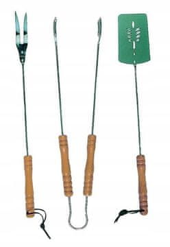 shumee Komplet kromirane opreme za žar, 3-delni