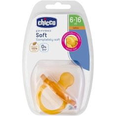 Chicco Physio Soft otroška pomirjujoča gumijasta duda, 6m+