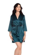 Effetto Ženska halja iz svilenega satena S03200 Smaragdni, S