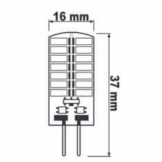 LUMILED 6x LED žarnica 12V G4 CAPSULE 4W = 30W 380lm 4000K Nevtralno bela 360°