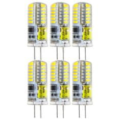 LUMILED 6x LED žarnica 12V G4 CAPSULE 4W = 30W 380lm 6500K Hladno bela 360°