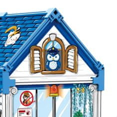 shumee Dvostranska hiška za zlaganje in barvanje - Policijska postaja