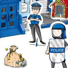 shumee Dvostranska hiška za zlaganje in barvanje - Policijska postaja